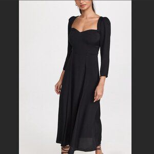 Reformation Mara Dress in Black